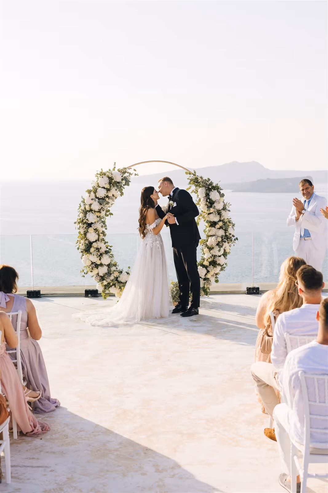 Ślub w Grecji - Santorini. Taras nr. 12. Zdjęcie nr. 13