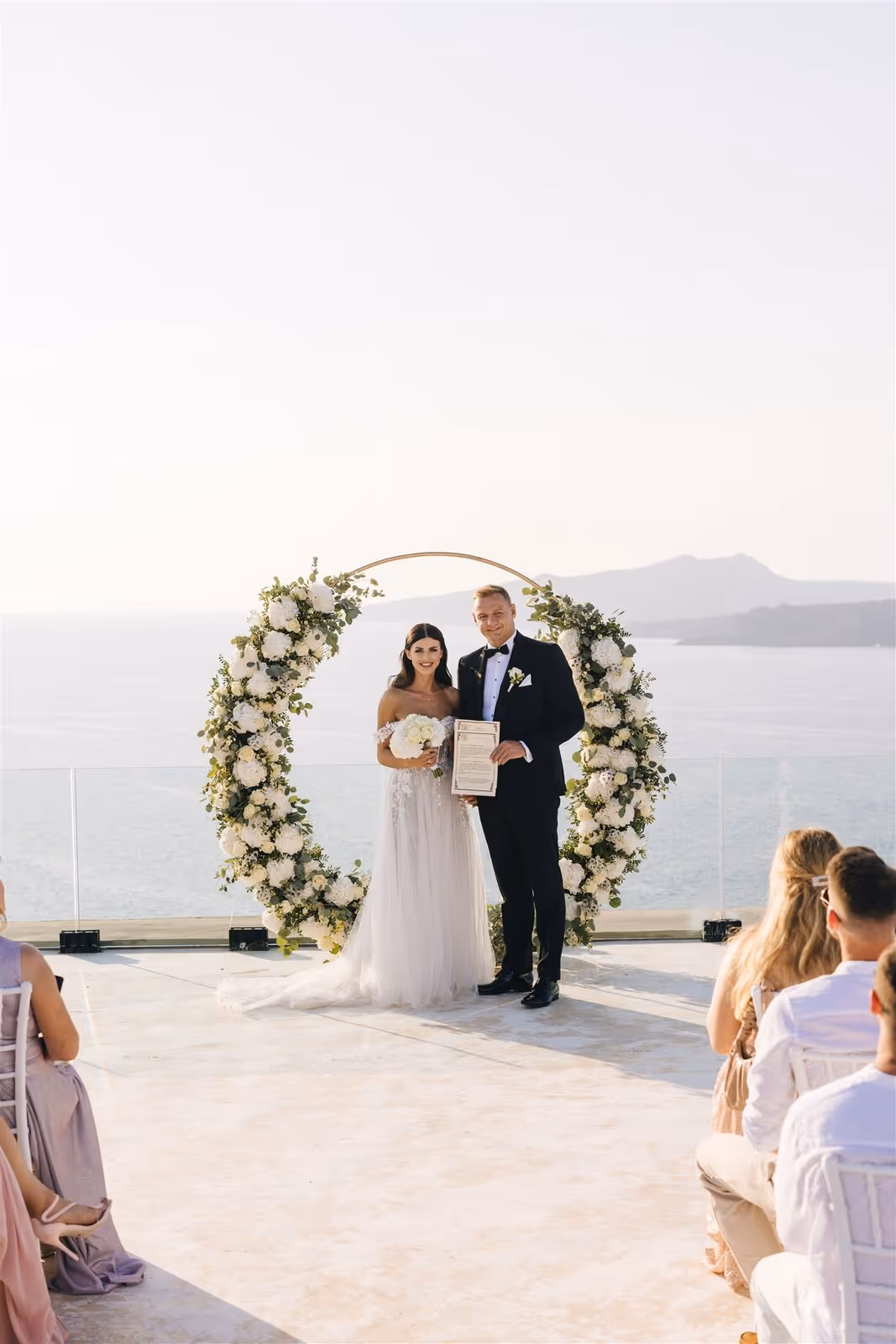 Ślub w Grecji - Santorini. Taras nr. 12. Zdjęcie nr. 16