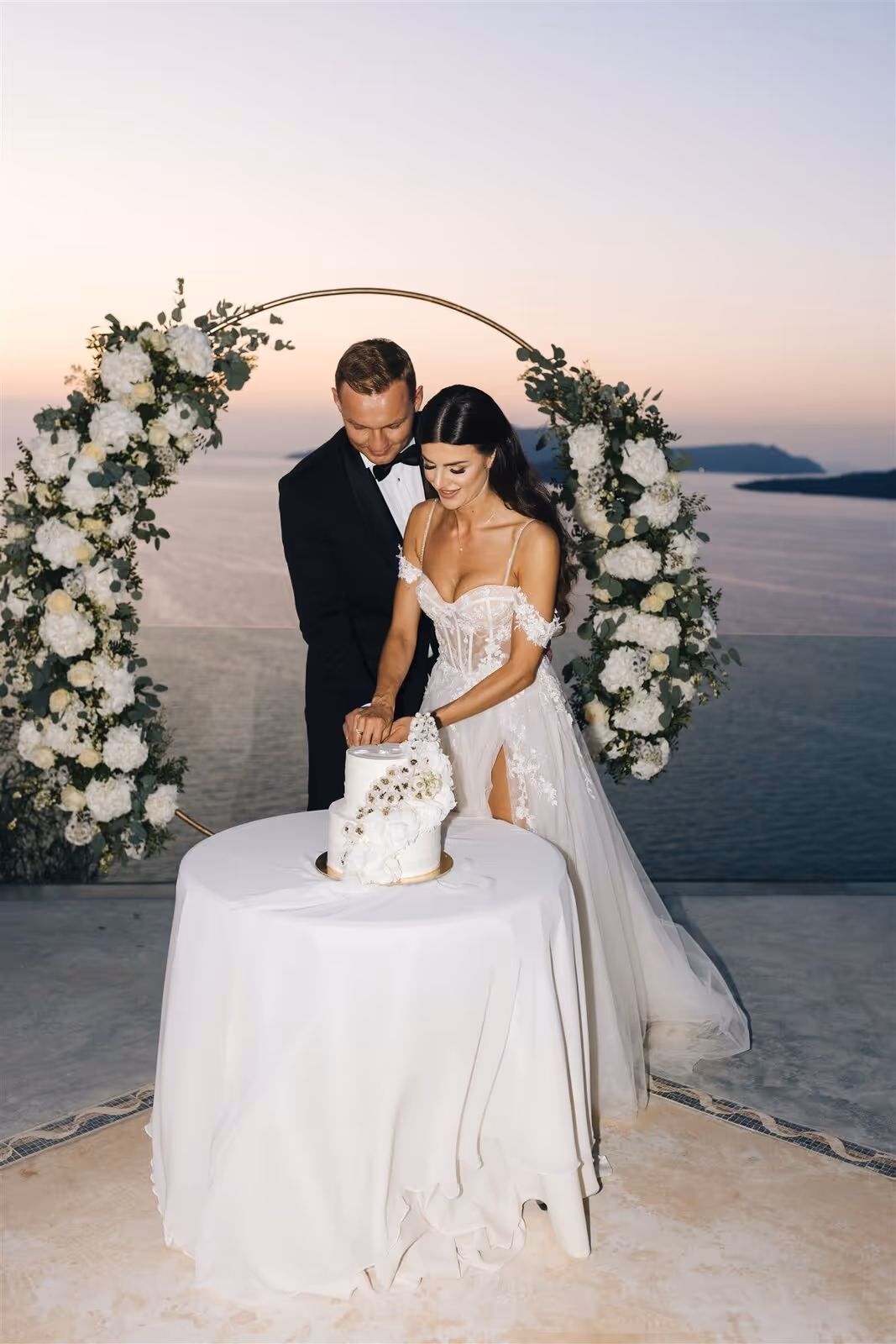 Ślub w Grecji - Santorini. Taras nr. 12. Zdjęcie nr. 33