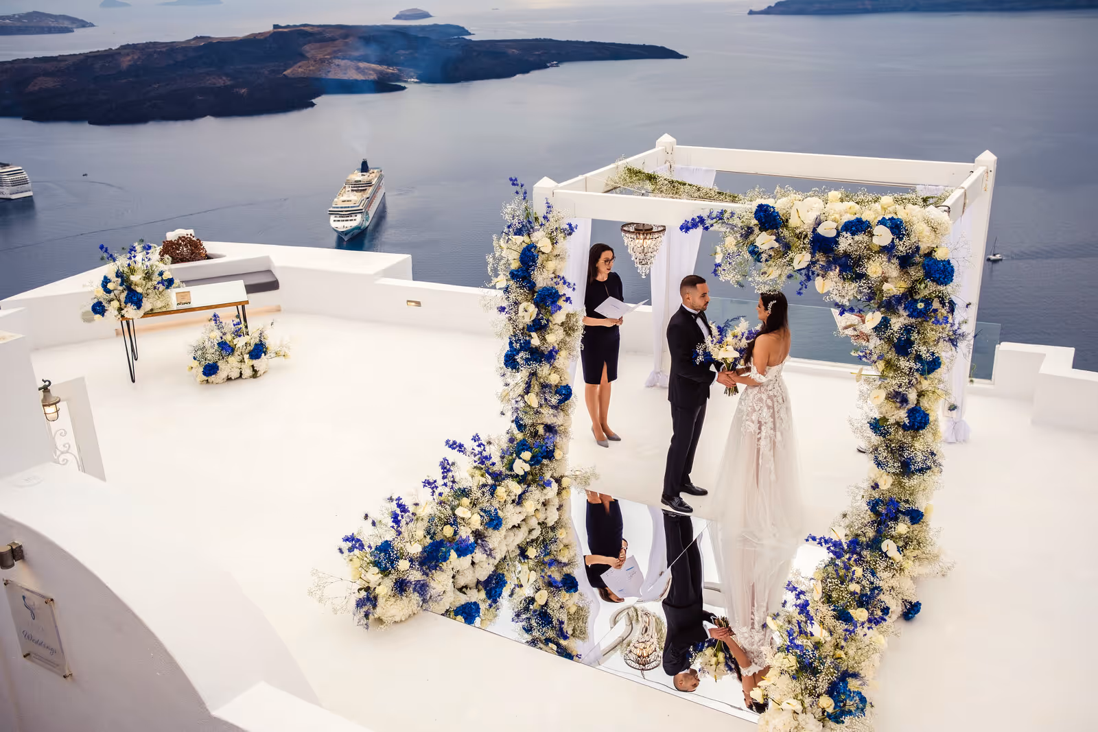 Ślub w Grecji - Santorini. Taras nr. 6. Zdjęcie nr. 23