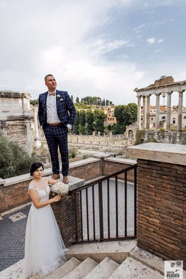Ślub we Włoszech - Rzym. Zdjęcie nr. 25