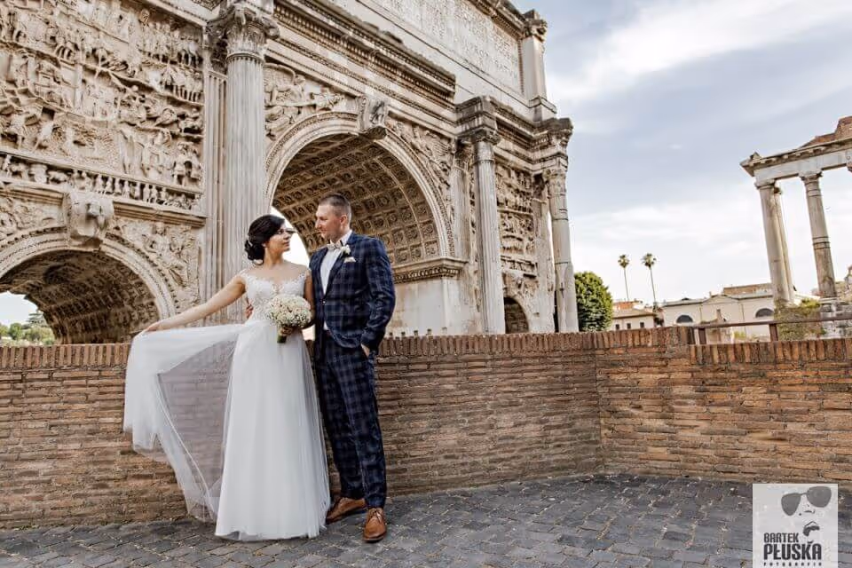 Ślub we Włoszech - Rzym. Zdjęcie nr. 26