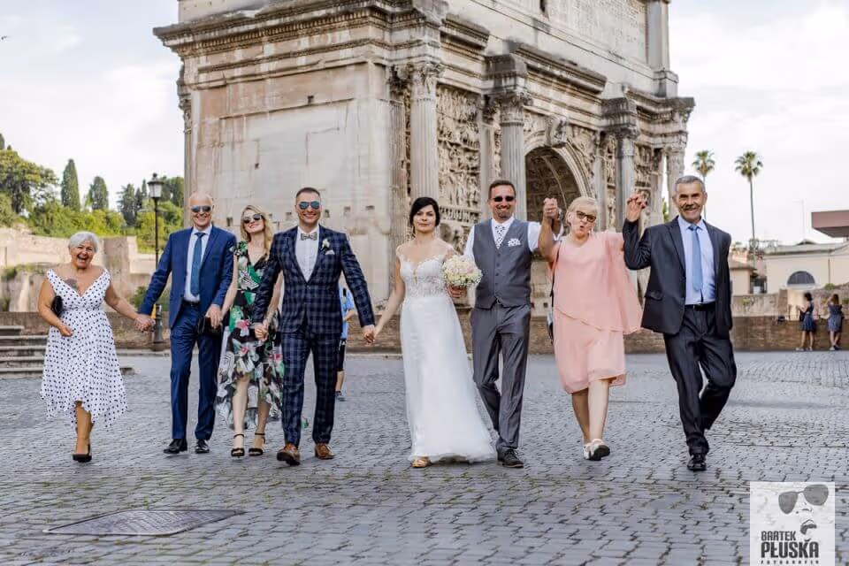 Ślub we Włoszech - Rzym. Zdjęcie nr. 28