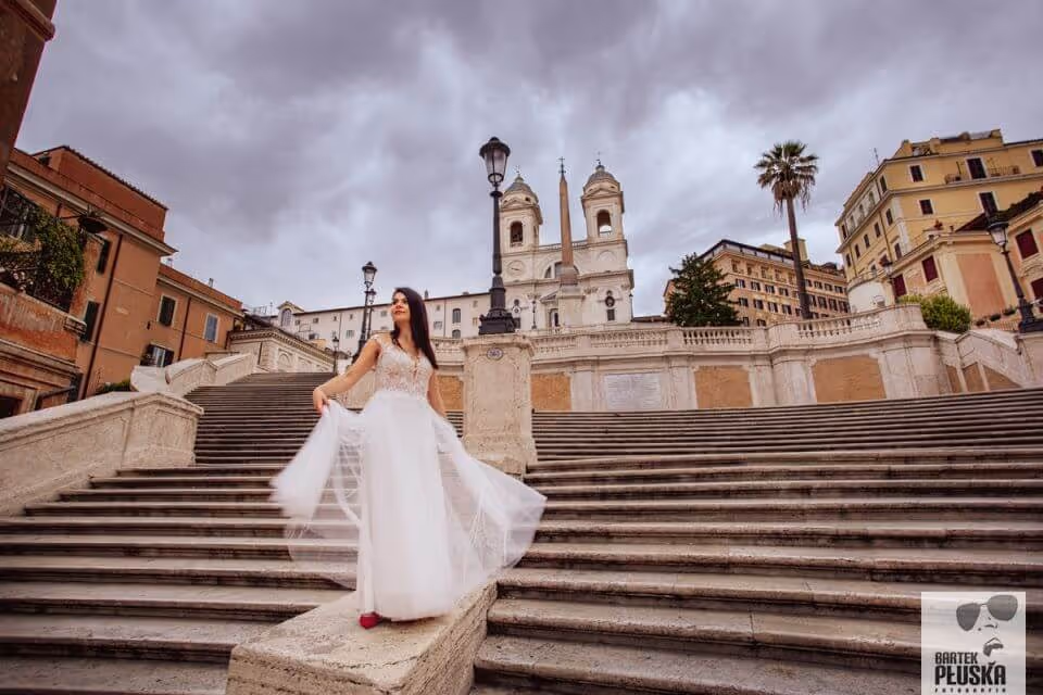 Ślub we Włoszech - Rzym. Zdjęcie nr. 43