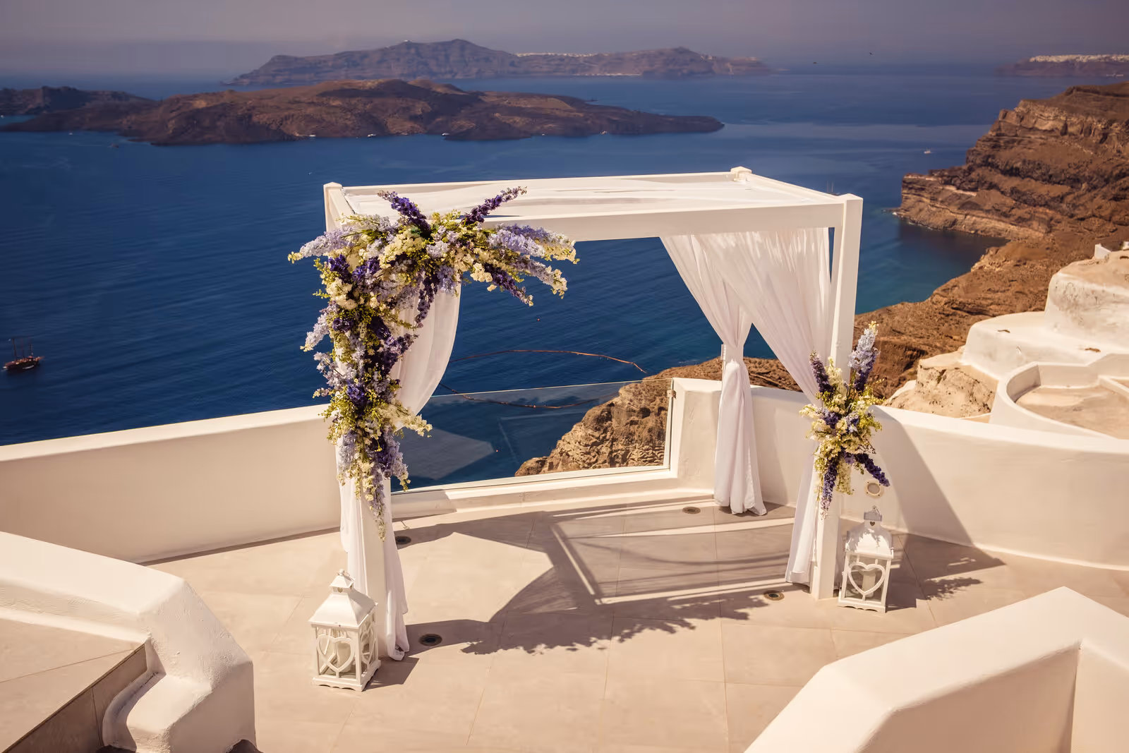 Ślub w Grecji - Santorini. Taras nr. 2. Zdjęcie nr. 20
