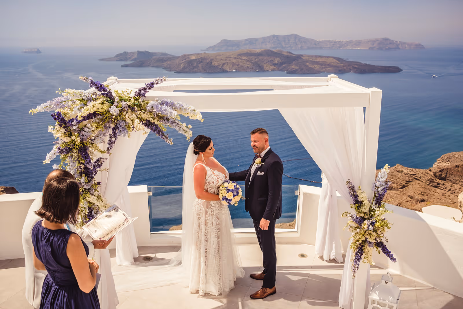 Ślub w Grecji - Santorini. Taras nr. 2. Zdjęcie nr. 29