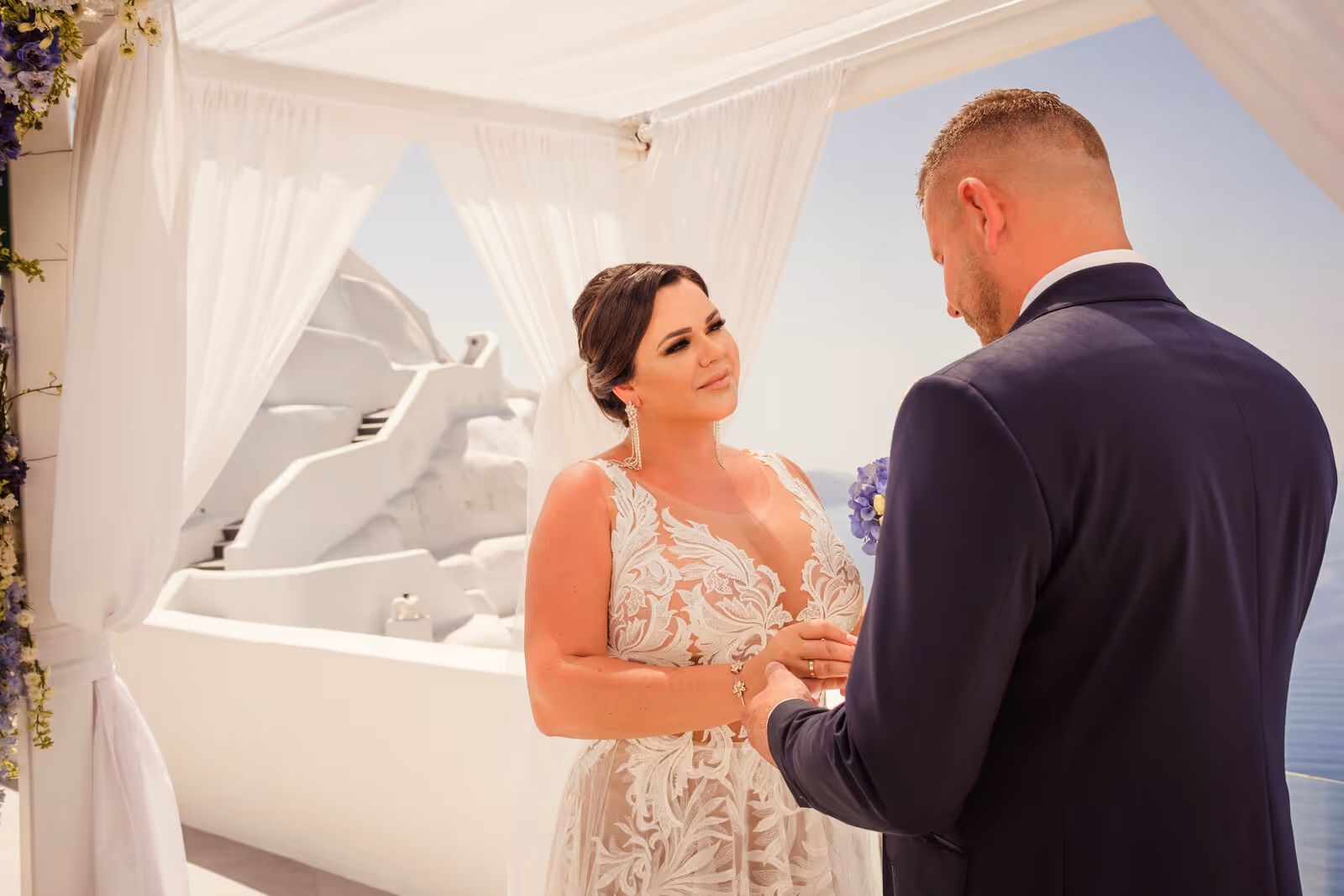 Ślub w Grecji - Santorini. Taras nr. 2. Zdjęcie nr. 33