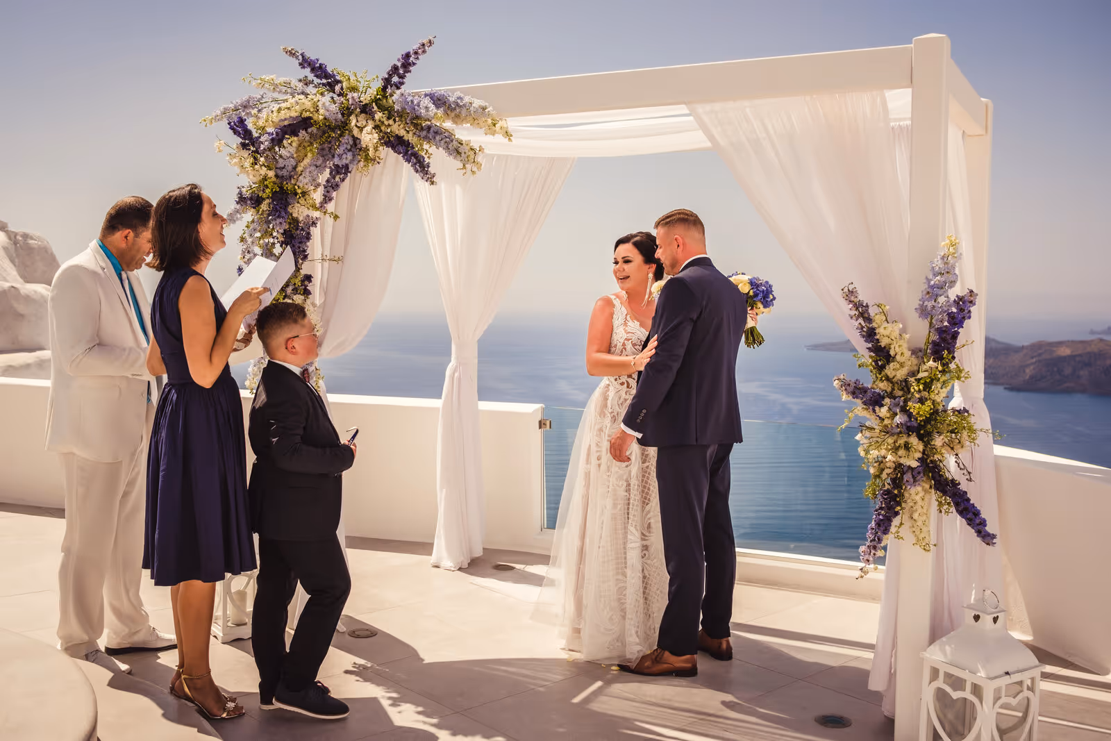 Ślub w Grecji - Santorini. Taras nr. 2. Zdjęcie nr. 35