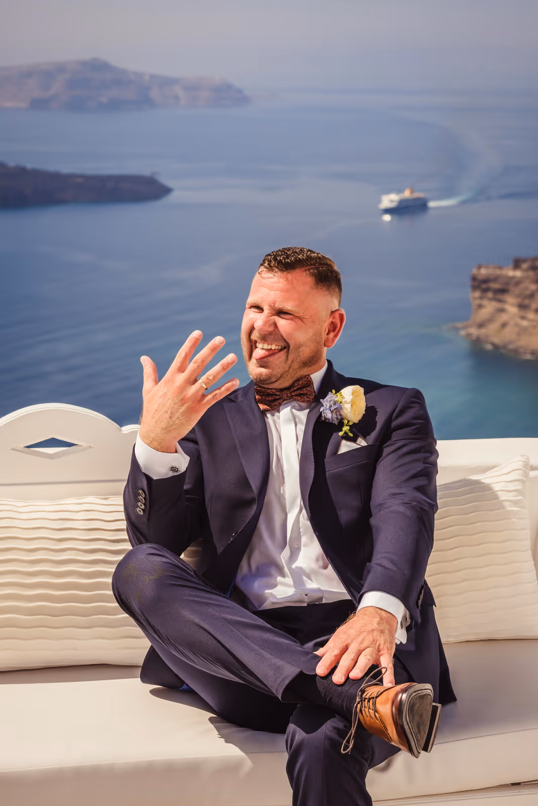 Ślub w Grecji - Santorini. Taras nr. 2. Zdjęcie nr. 41