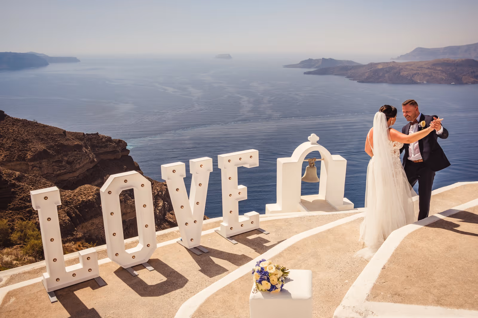 Ślub w Grecji - Santorini. Taras nr. 2. Zdjęcie nr. 42
