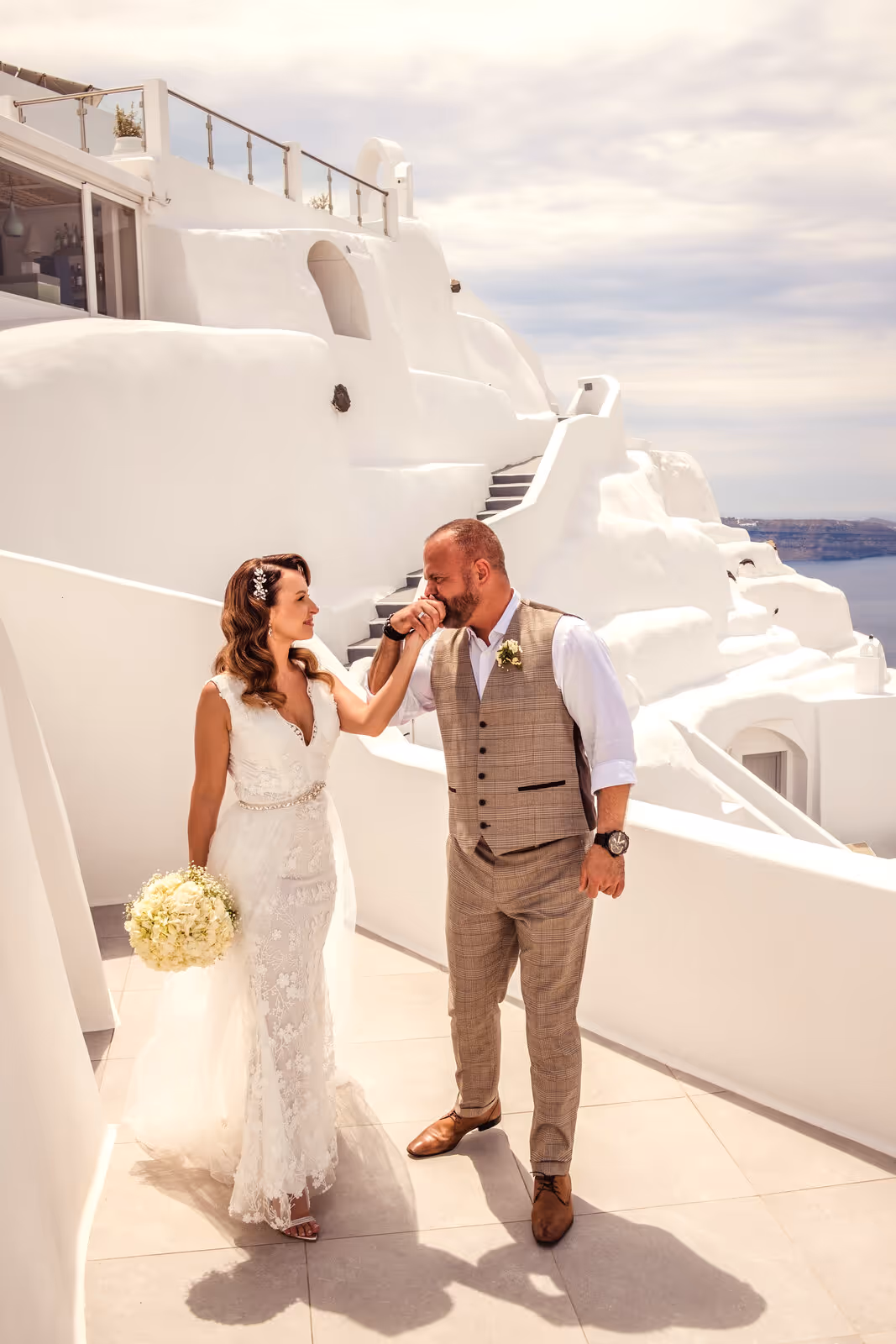 Ślub w Grecji - Santorini. Taras nr. 2. Zdjęcie nr. 18