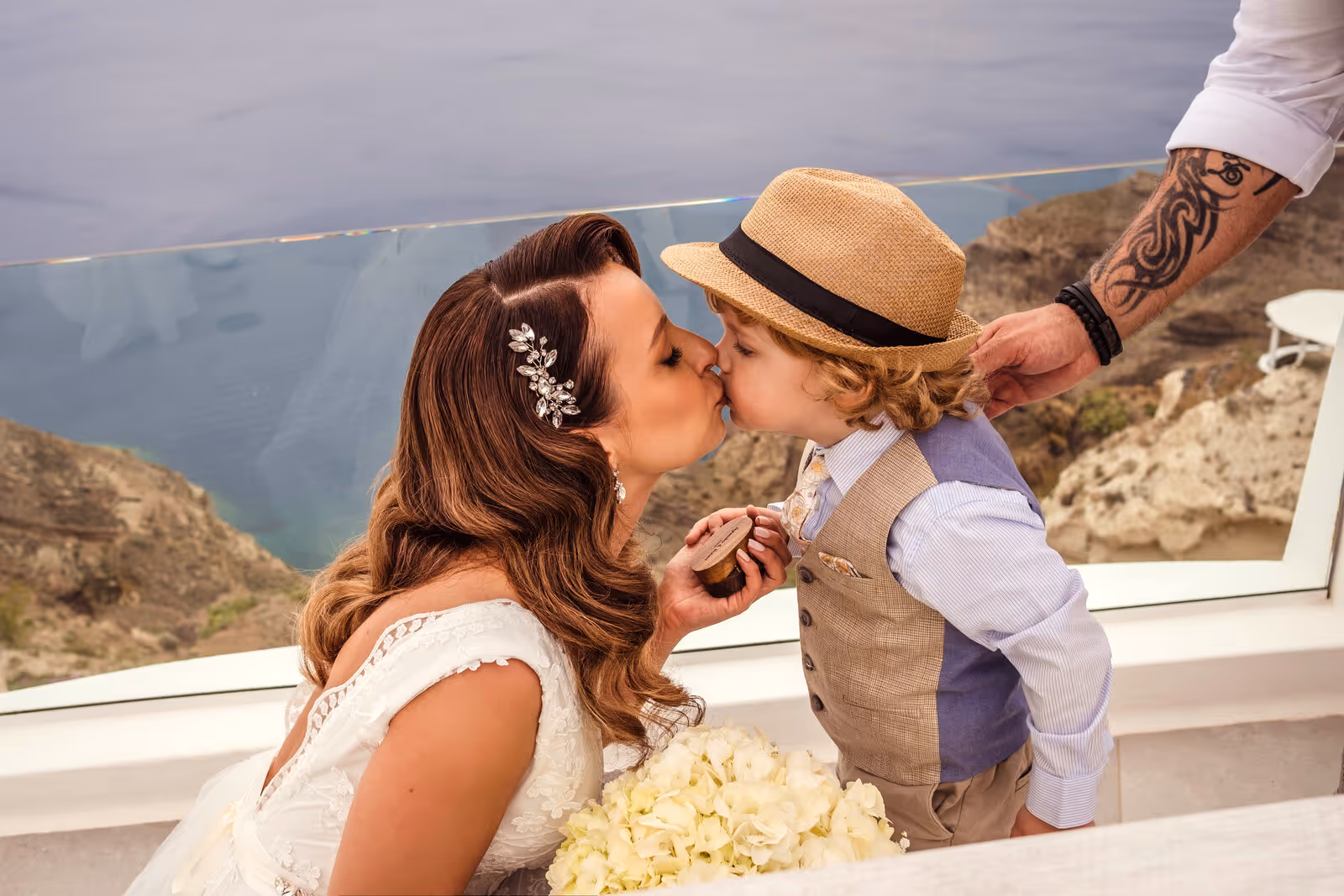 Ślub w Grecji - Santorini. Taras nr. 2. Zdjęcie nr. 4