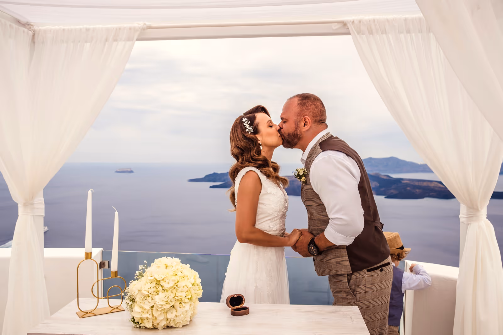 Ślub w Grecji - Santorini. Taras nr. 2. Zdjęcie nr. 5
