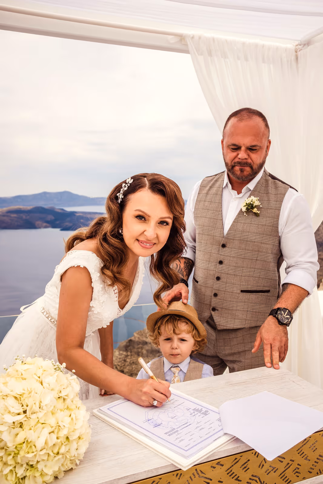 Ślub w Grecji - Santorini. Taras nr. 2. Zdjęcie nr. 9