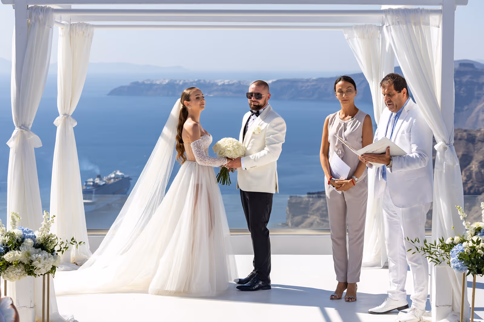 Ślub w Grecji - Santorini. Taras nr. 1. Zdjęcie nr. 29