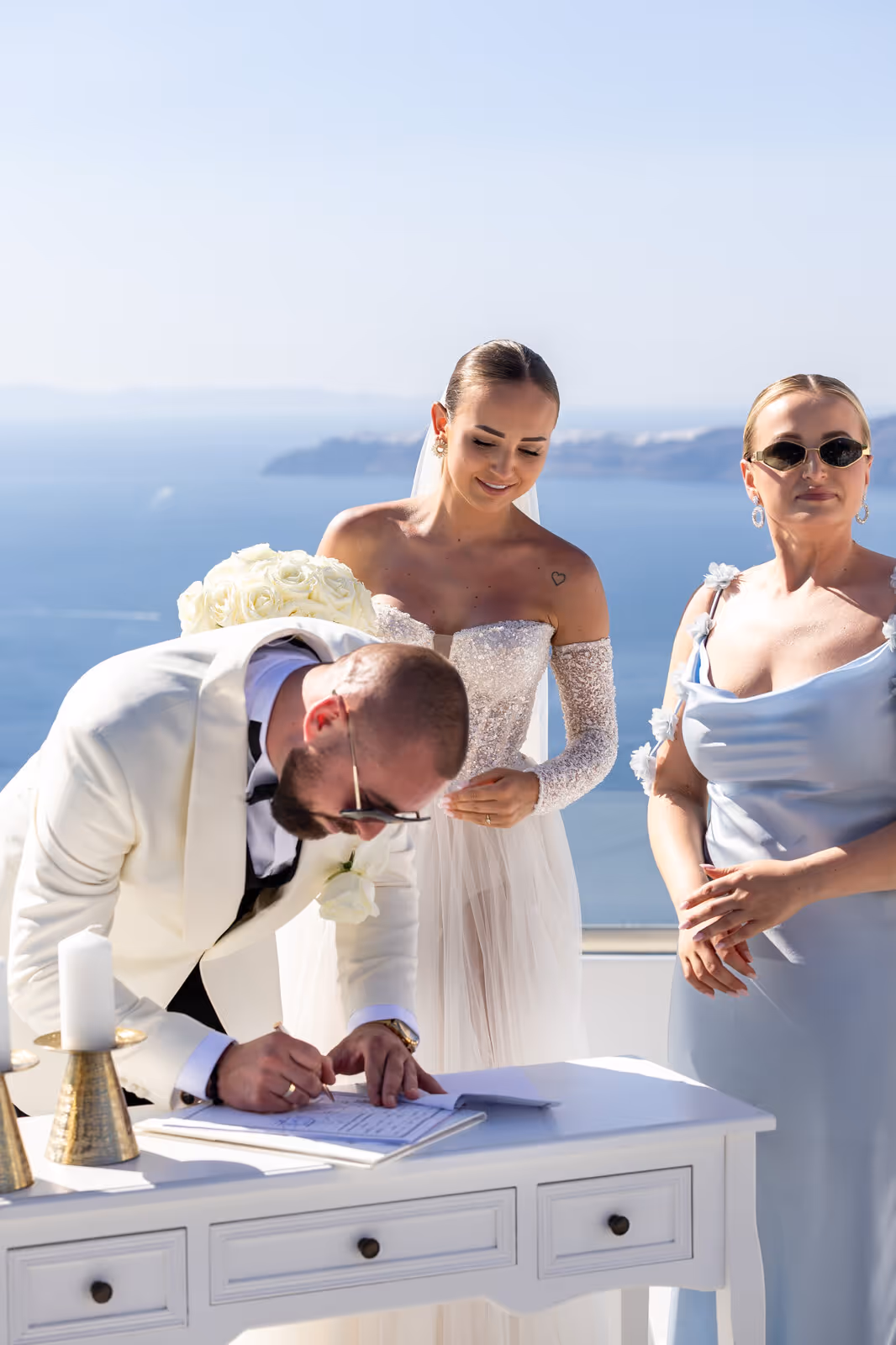 Ślub w Grecji - Santorini. Taras nr. 1. Zdjęcie nr. 46