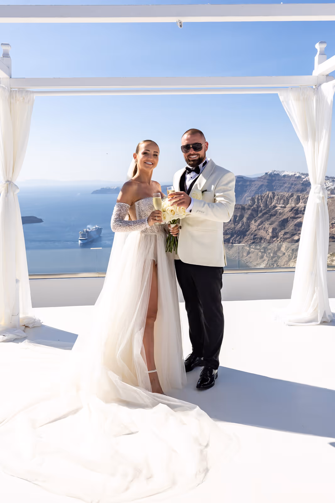 Ślub w Grecji - Santorini. Taras nr. 1. Zdjęcie nr. 48