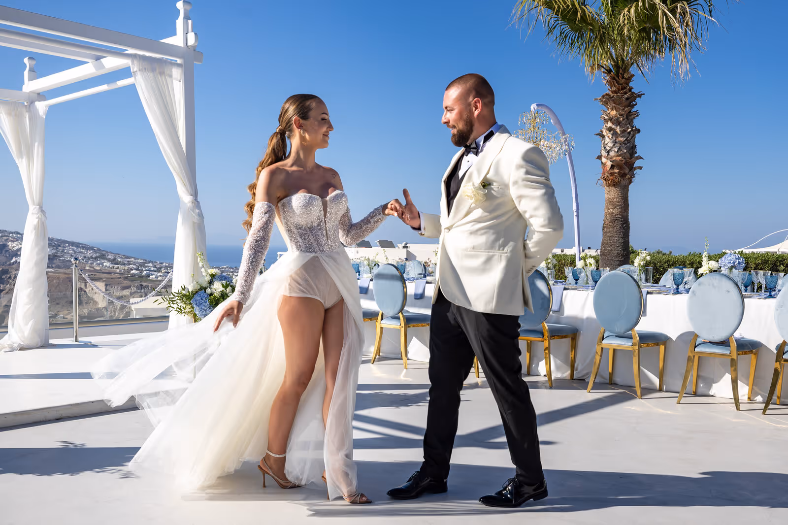 Ślub w Grecji - Santorini. Taras nr. 1. Zdjęcie nr. 57