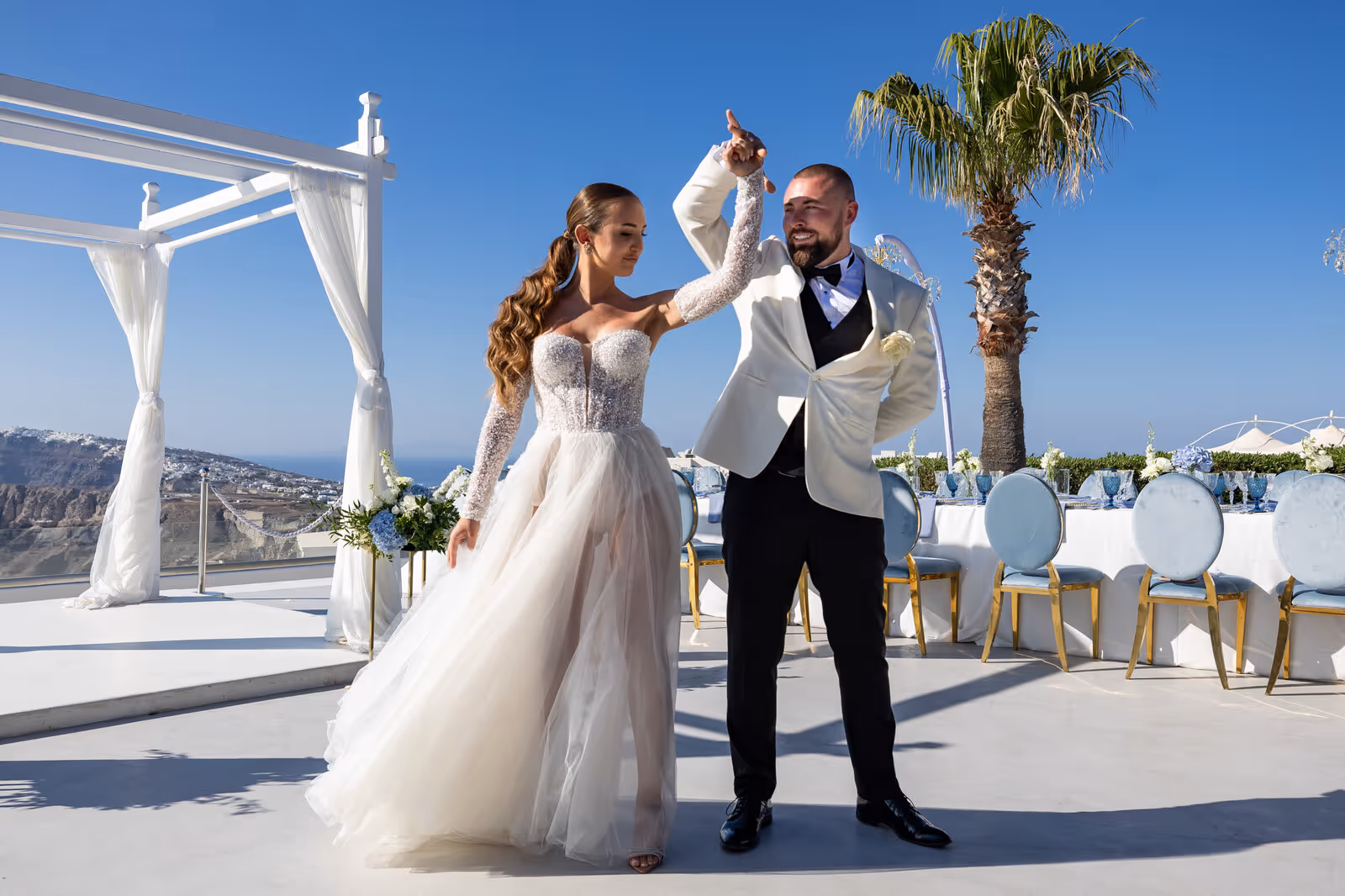 Ślub w Grecji - Santorini. Taras nr. 1. Zdjęcie nr. 58