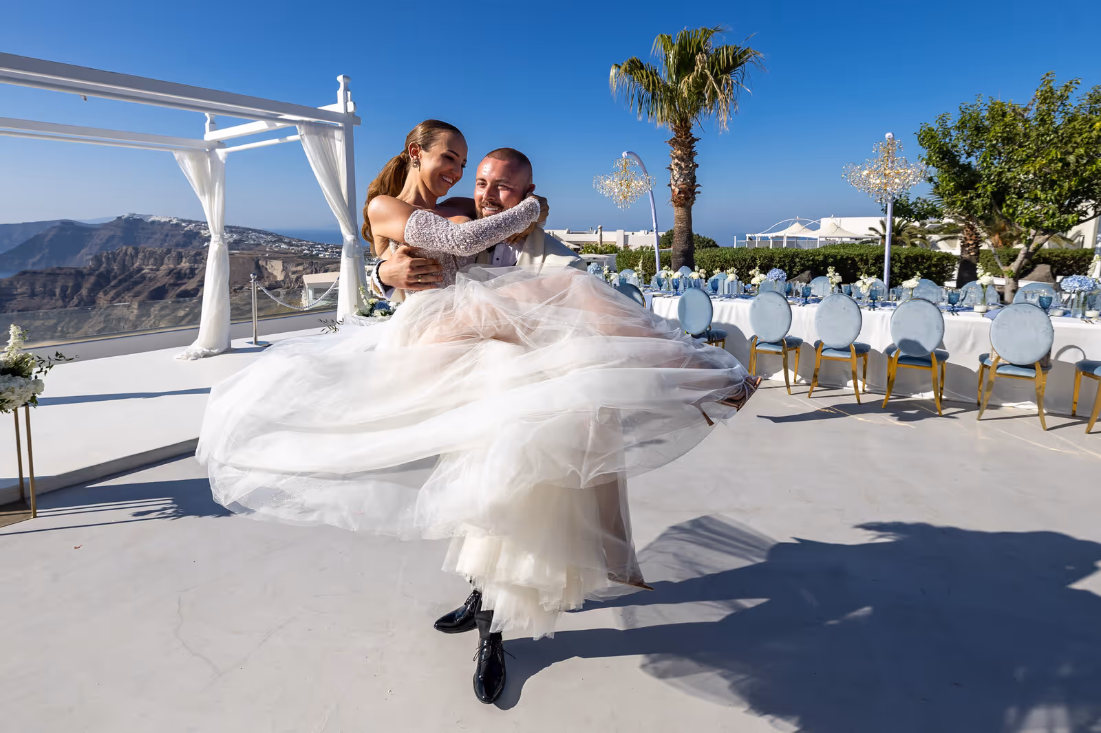 Ślub w Grecji - Santorini. Taras nr. 1. Zdjęcie nr. 61
