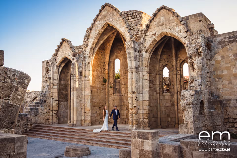 Ślub w Grecji - Rodos. Zdjęcie nr. 44