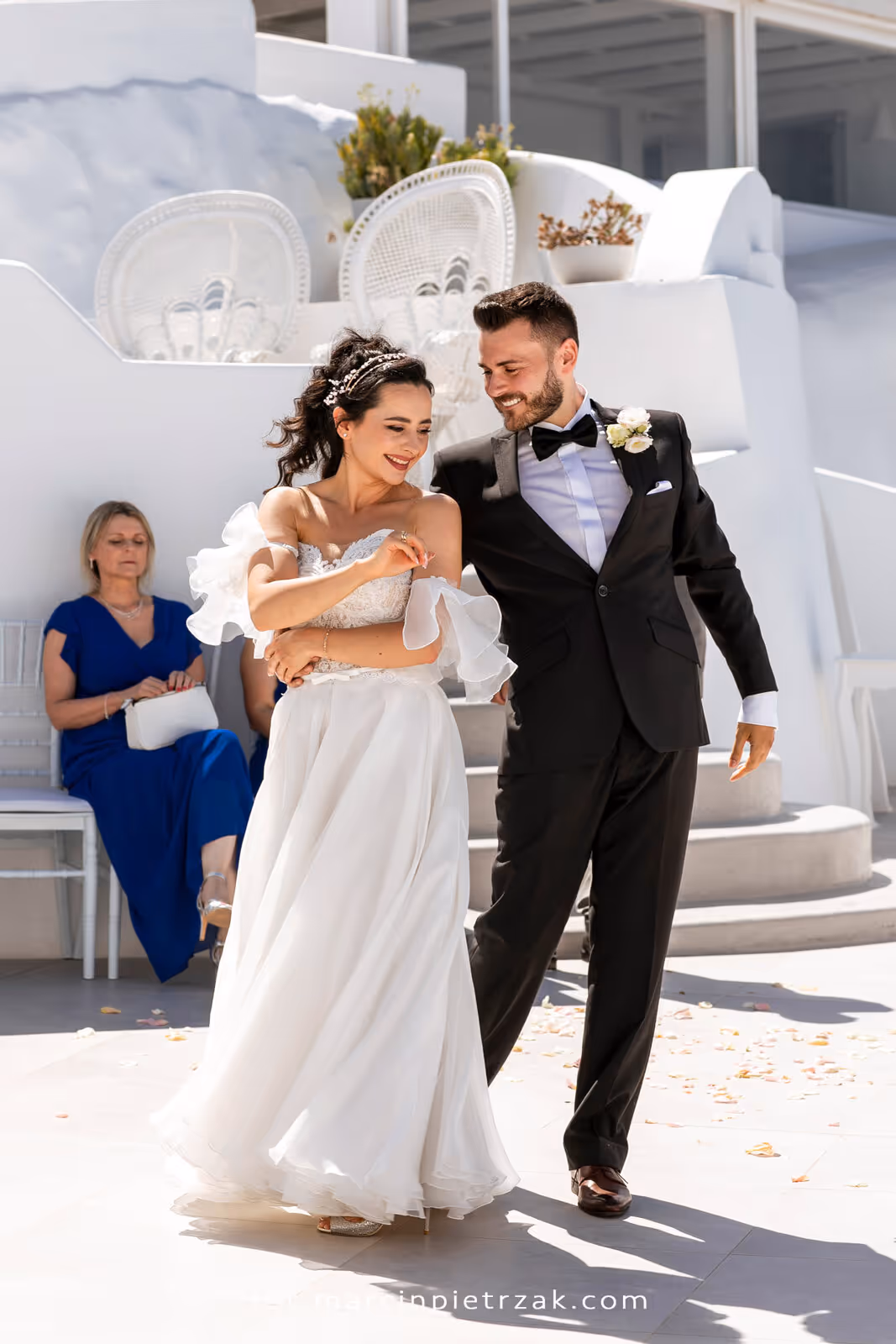 Ślub w Grecji - Santorini. Taras nr. 2. Zdjęcie nr. 2