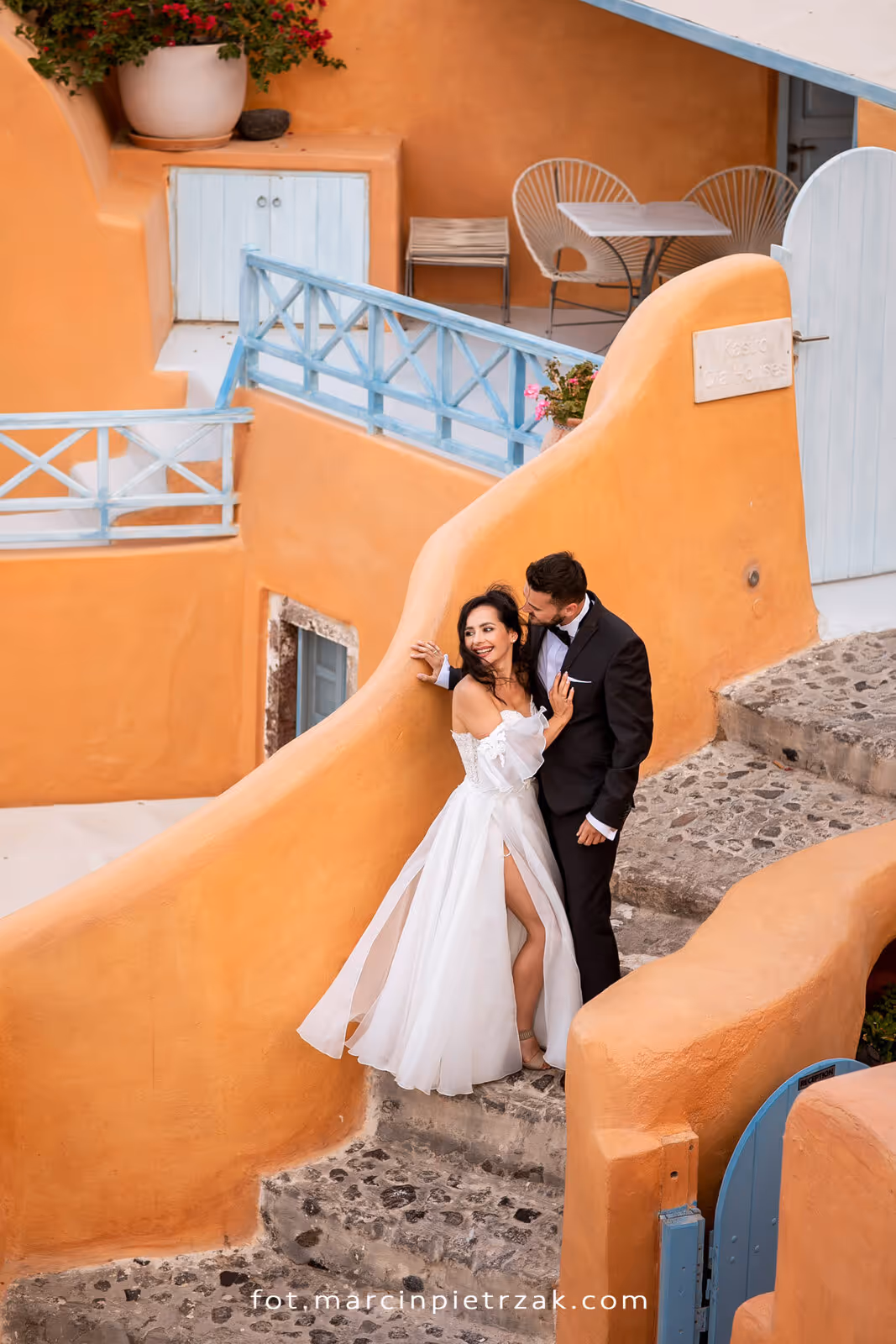 Ślub w Grecji - Santorini. Taras nr. 2. Zdjęcie nr. 22
