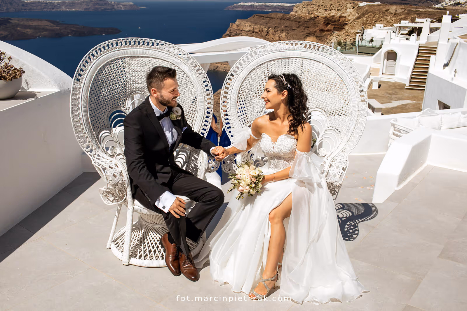 Ślub w Grecji - Santorini. Taras nr. 2. Zdjęcie nr. 4