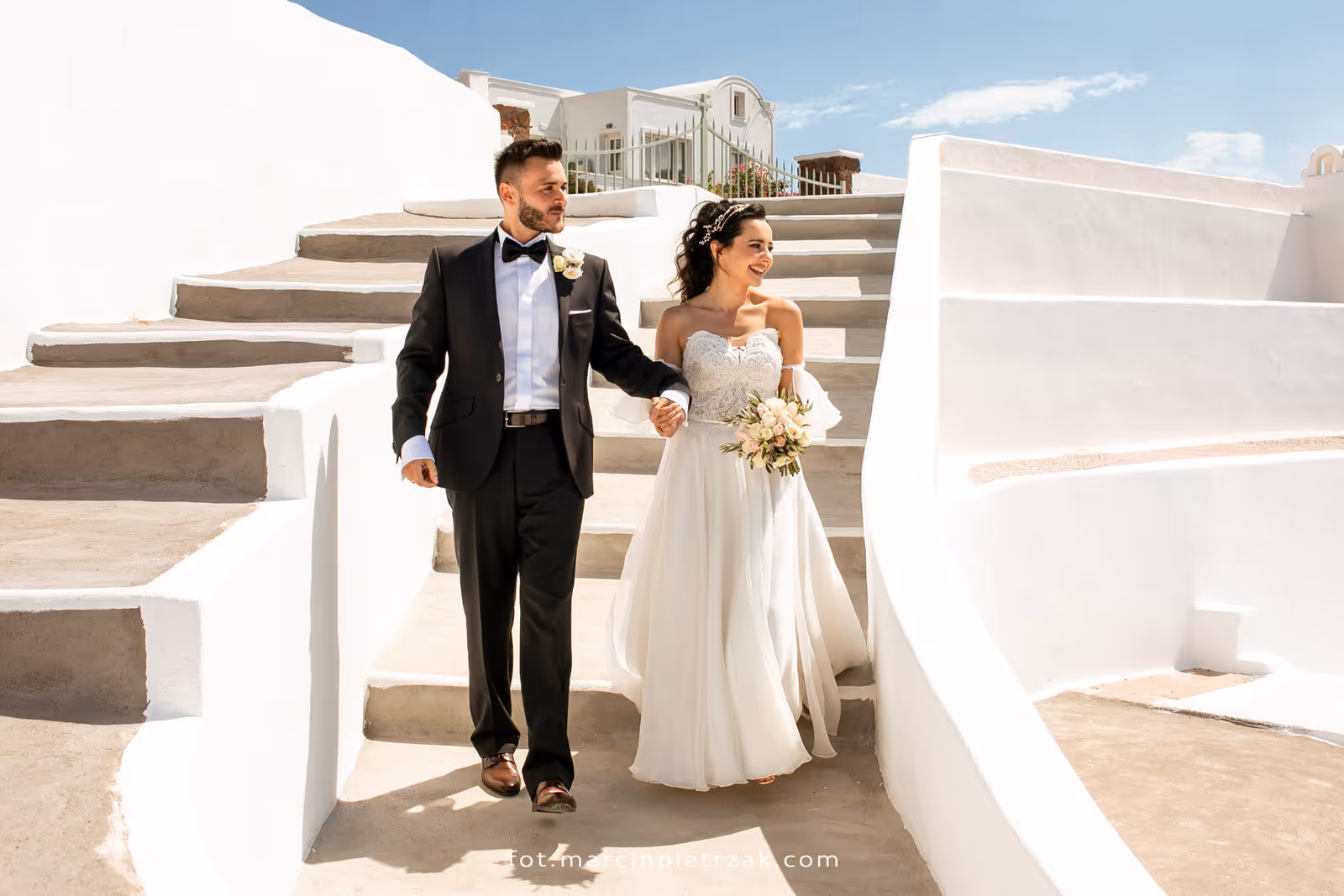 Ślub w Grecji - Santorini. Taras nr. 2. Zdjęcie nr. 8