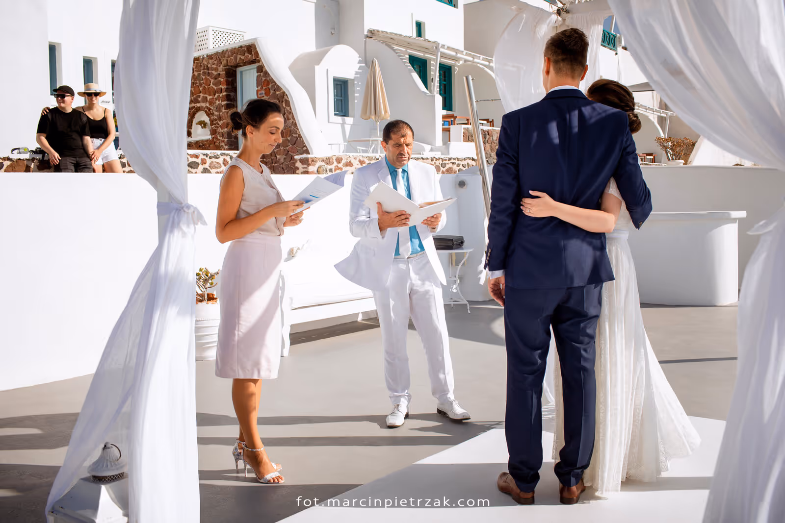 Ślub w Grecji - Santorini. Taras nr. 7. Zdjęcie nr. 11