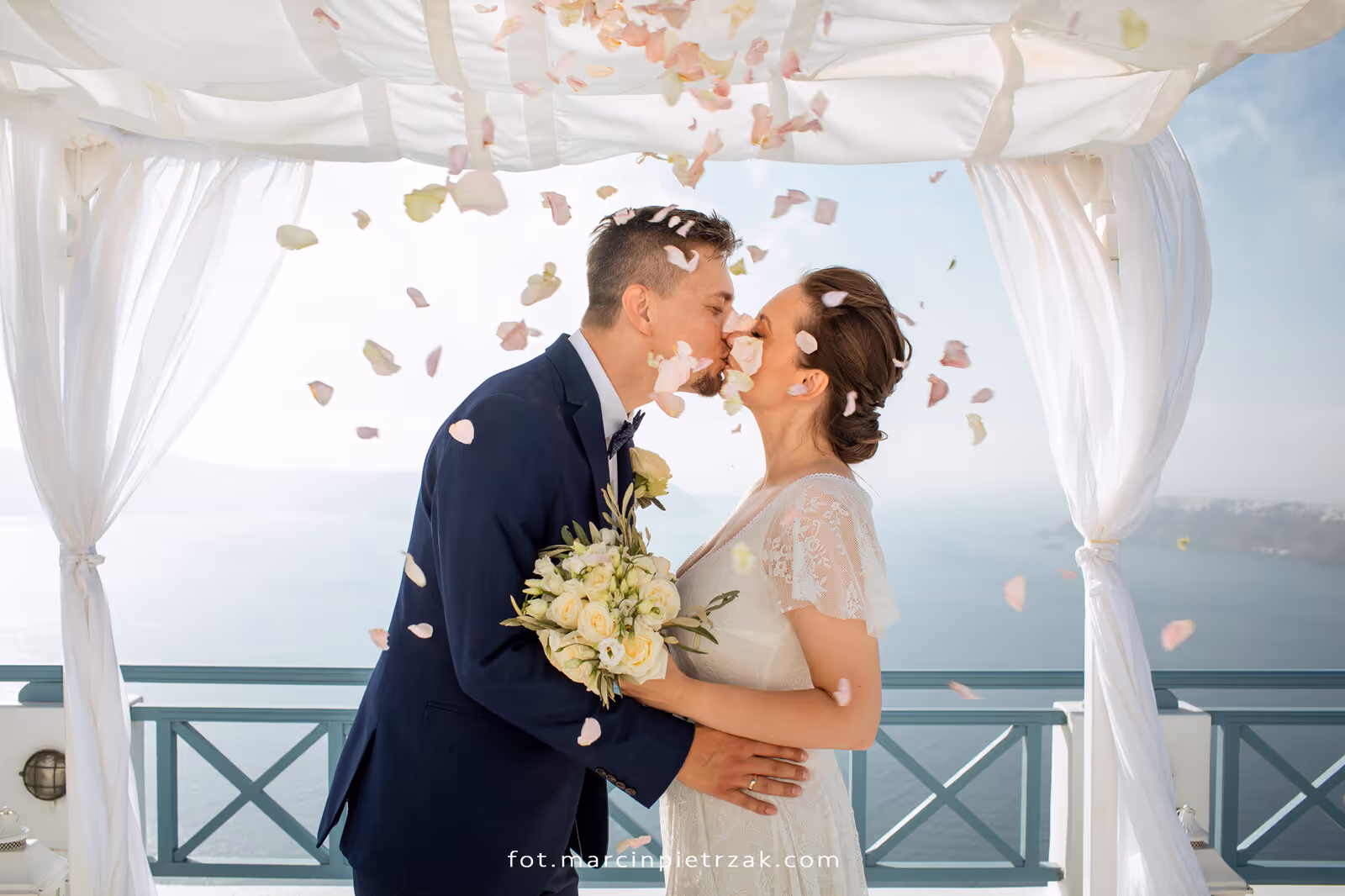 Ślub w Grecji - Santorini. Taras nr. 7. Zdjęcie nr. 20