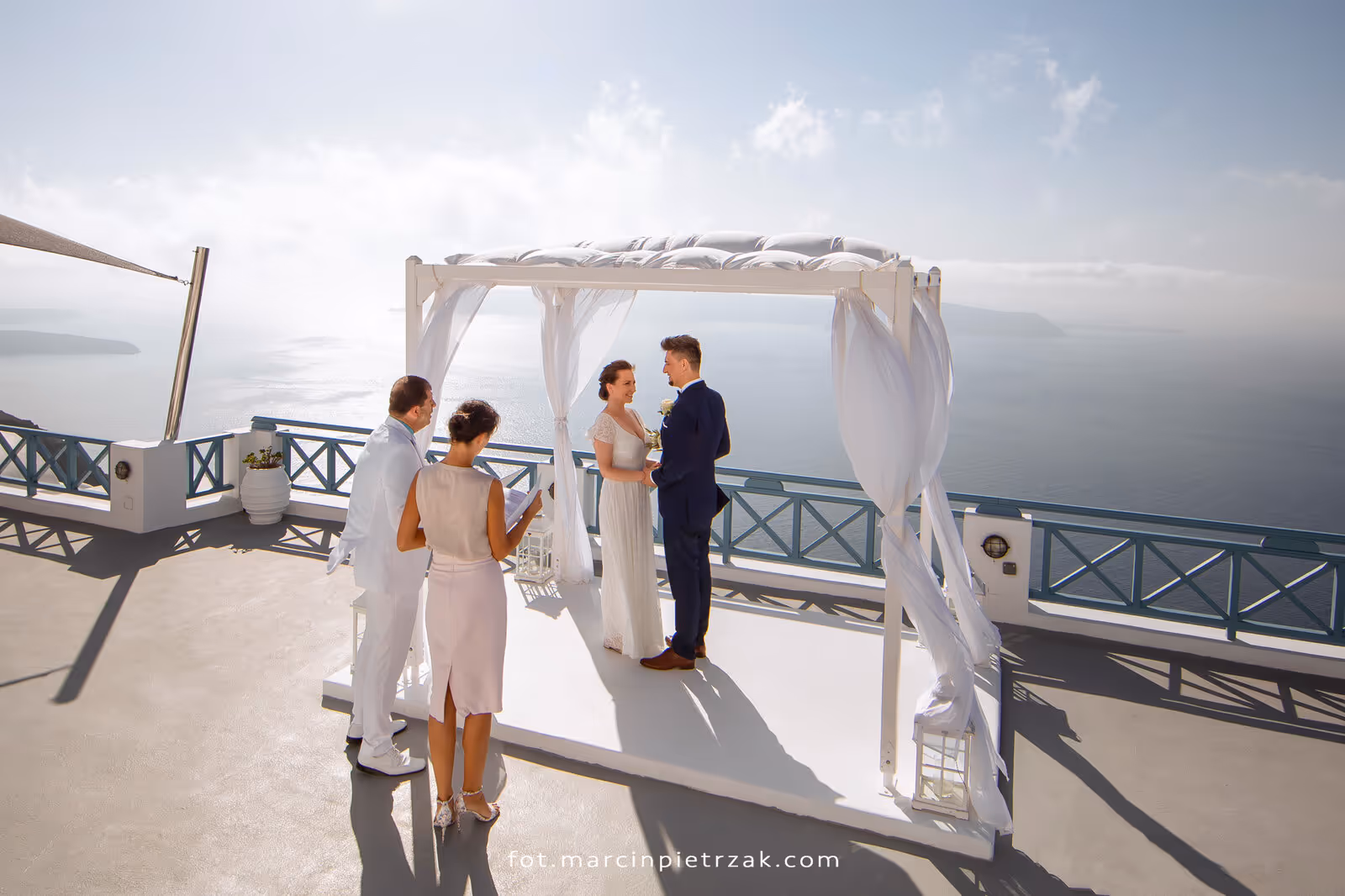Ślub w Grecji - Santorini. Taras nr. 7. Zdjęcie nr. 5