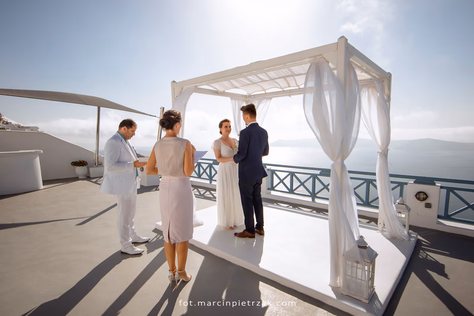 Ślub w Grecji - Santorini. Taras nr. 7. Zdjęcie nr. 9