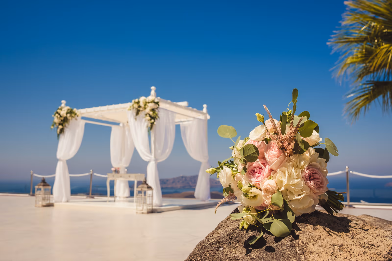 Ślub w Grecji - Santorini. Taras nr. 1. Zdjęcie nr. 1