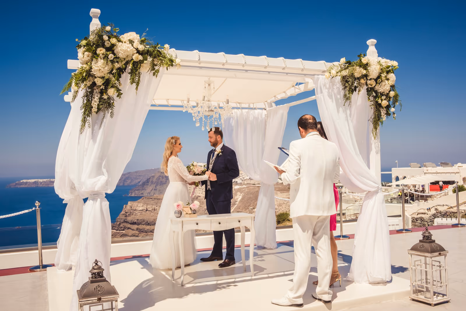 Ślub w Grecji - Santorini. Taras nr. 1. Zdjęcie nr. 10