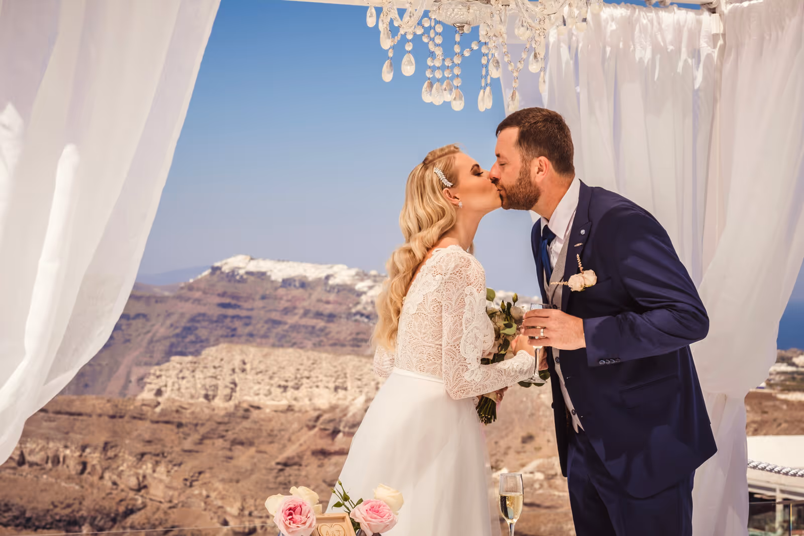 Ślub w Grecji - Santorini. Taras nr. 1. Zdjęcie nr. 21