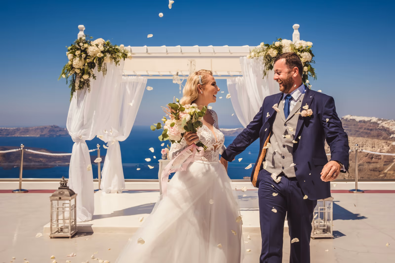 Ślub w Grecji - Santorini. Taras nr. 1. Zdjęcie nr. 26