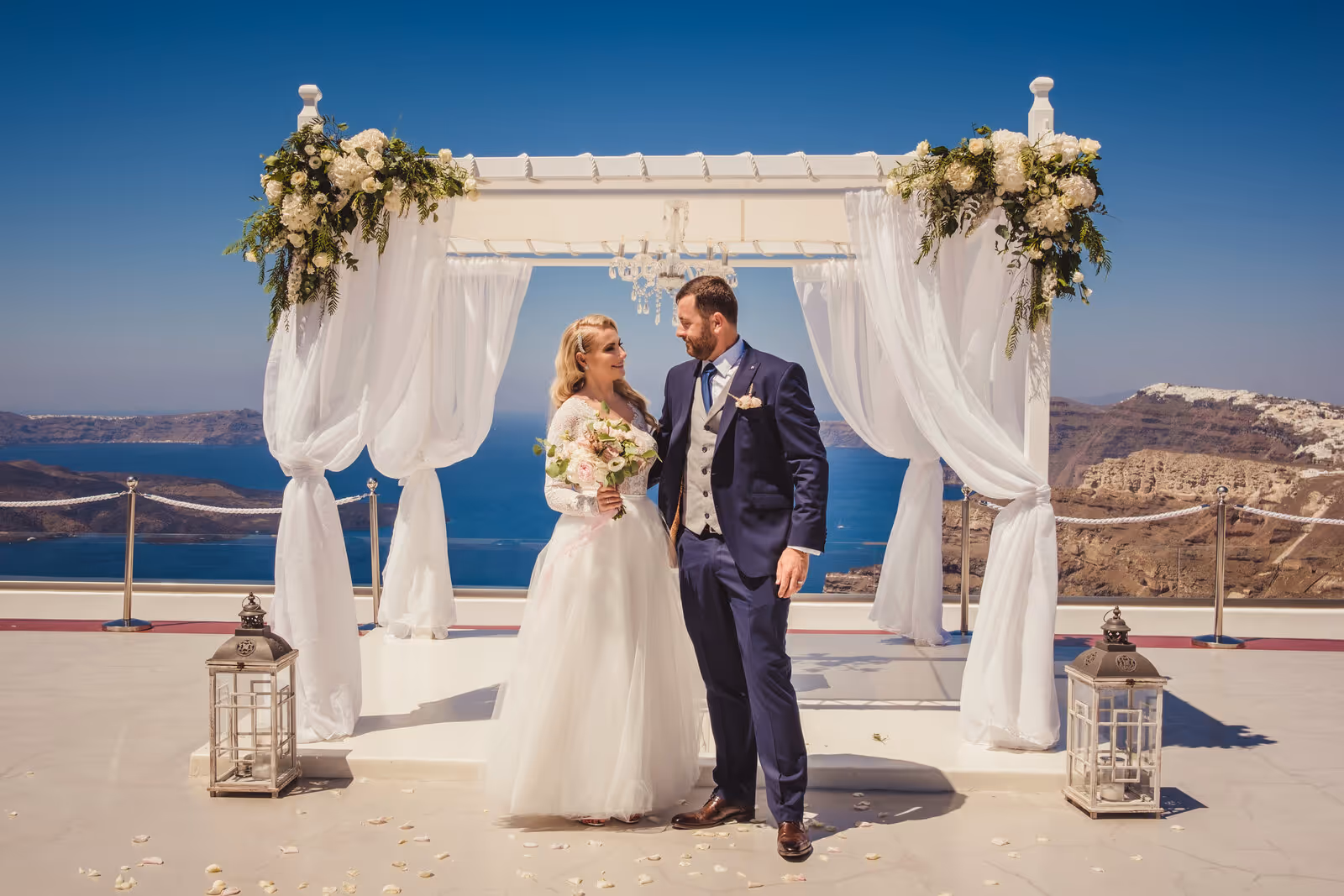 Ślub w Grecji - Santorini. Taras nr. 1. Zdjęcie nr. 28