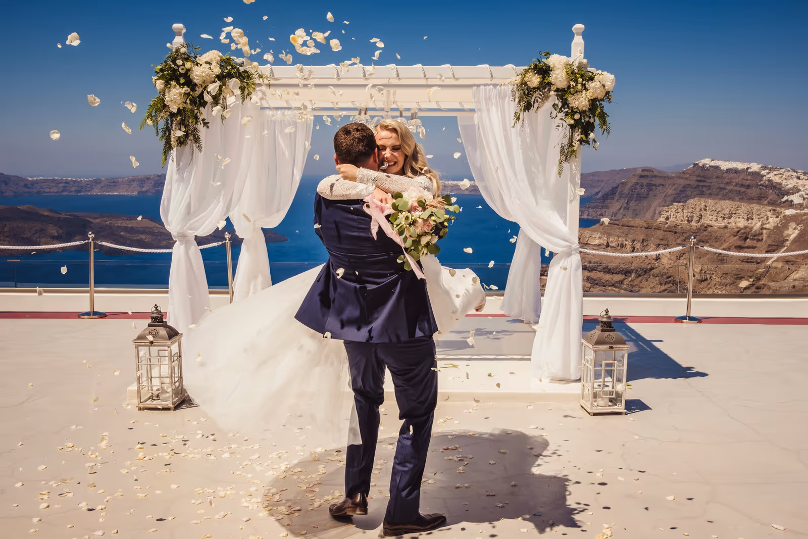 Ślub w Grecji - Santorini. Taras nr. 1. Zdjęcie nr. 35