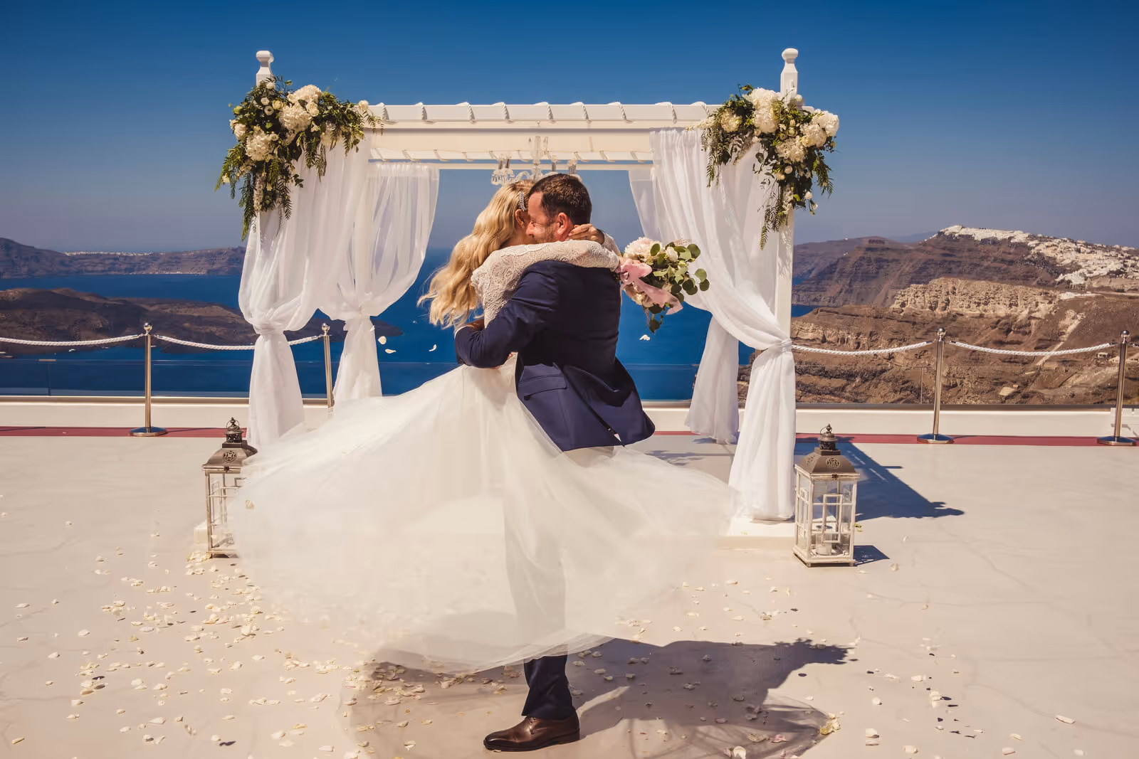 Ślub w Grecji - Santorini. Taras nr. 1. Zdjęcie nr. 36
