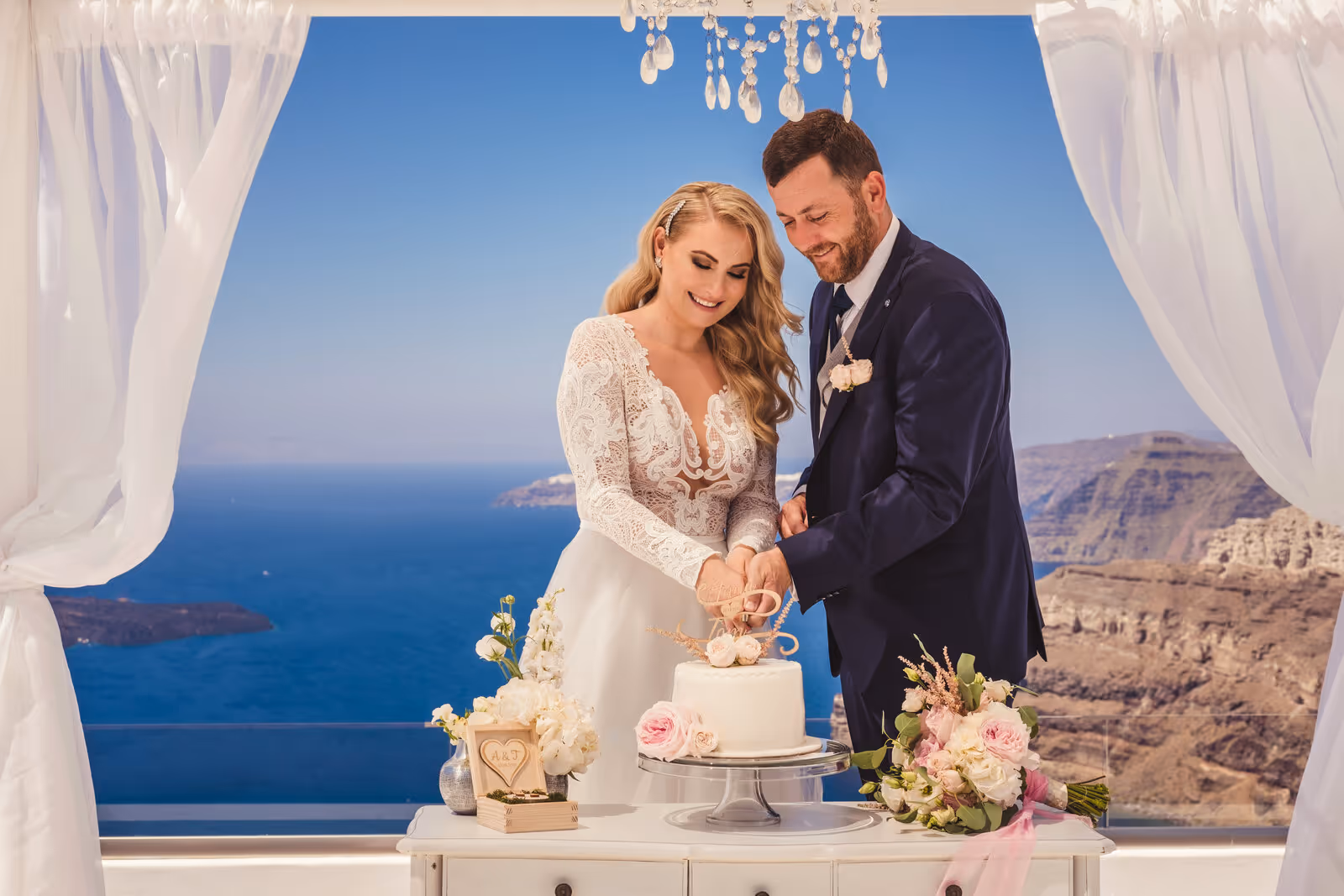 Ślub w Grecji - Santorini. Taras nr. 1. Zdjęcie nr. 38