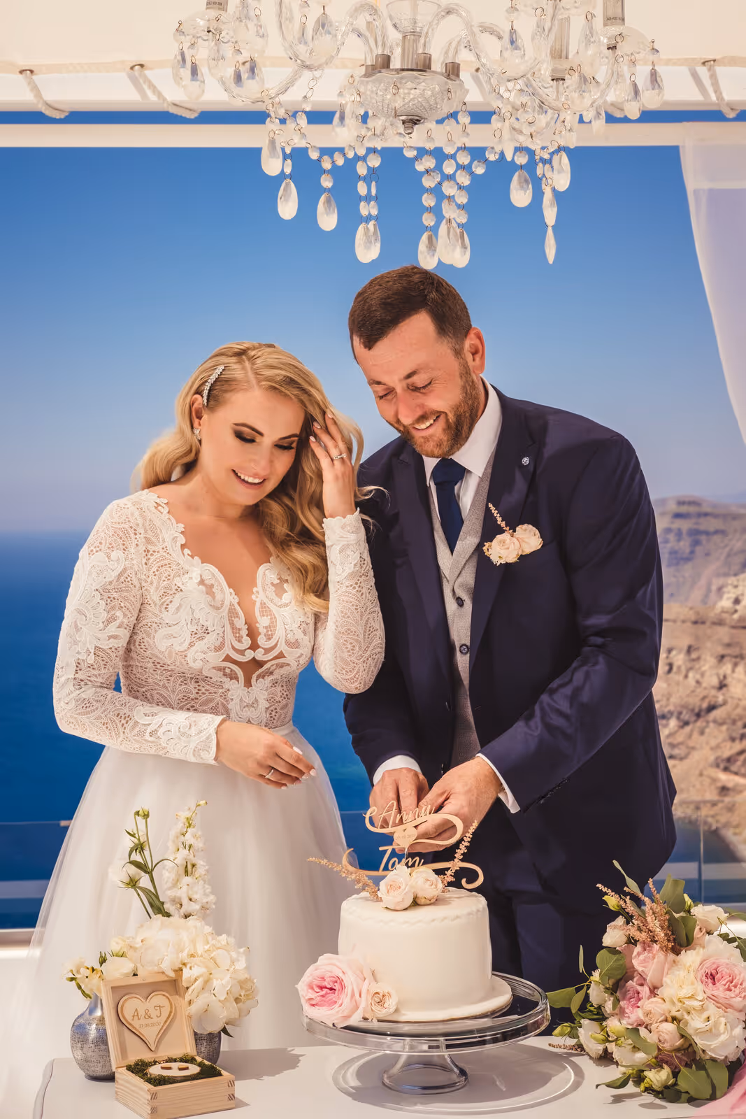 Ślub w Grecji - Santorini. Taras nr. 1. Zdjęcie nr. 40