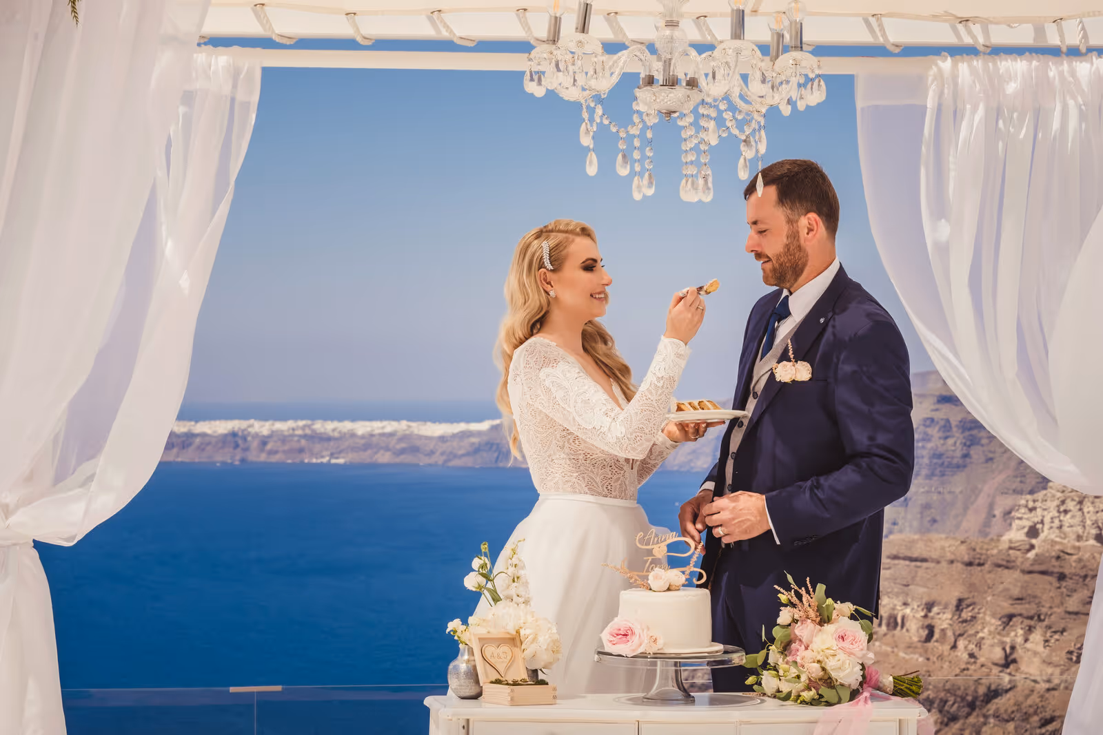 Ślub w Grecji - Santorini. Taras nr. 1. Zdjęcie nr. 41