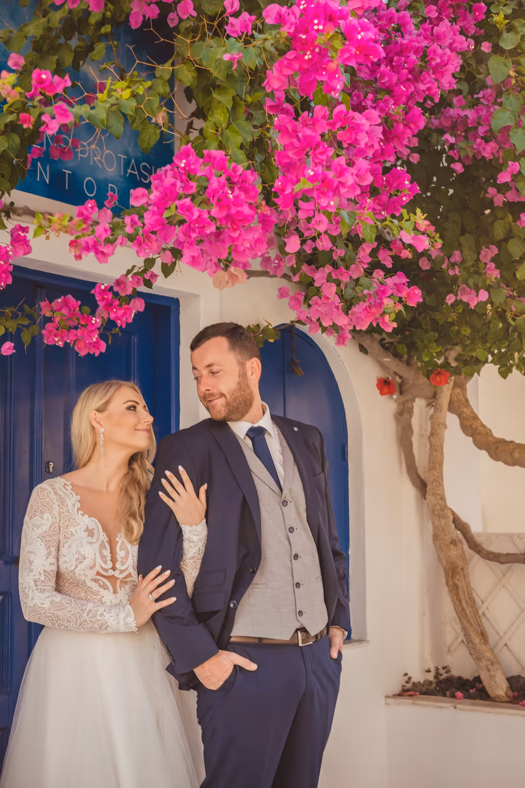 Ślub w Grecji - Santorini. Taras nr. 1. Zdjęcie nr. 66
