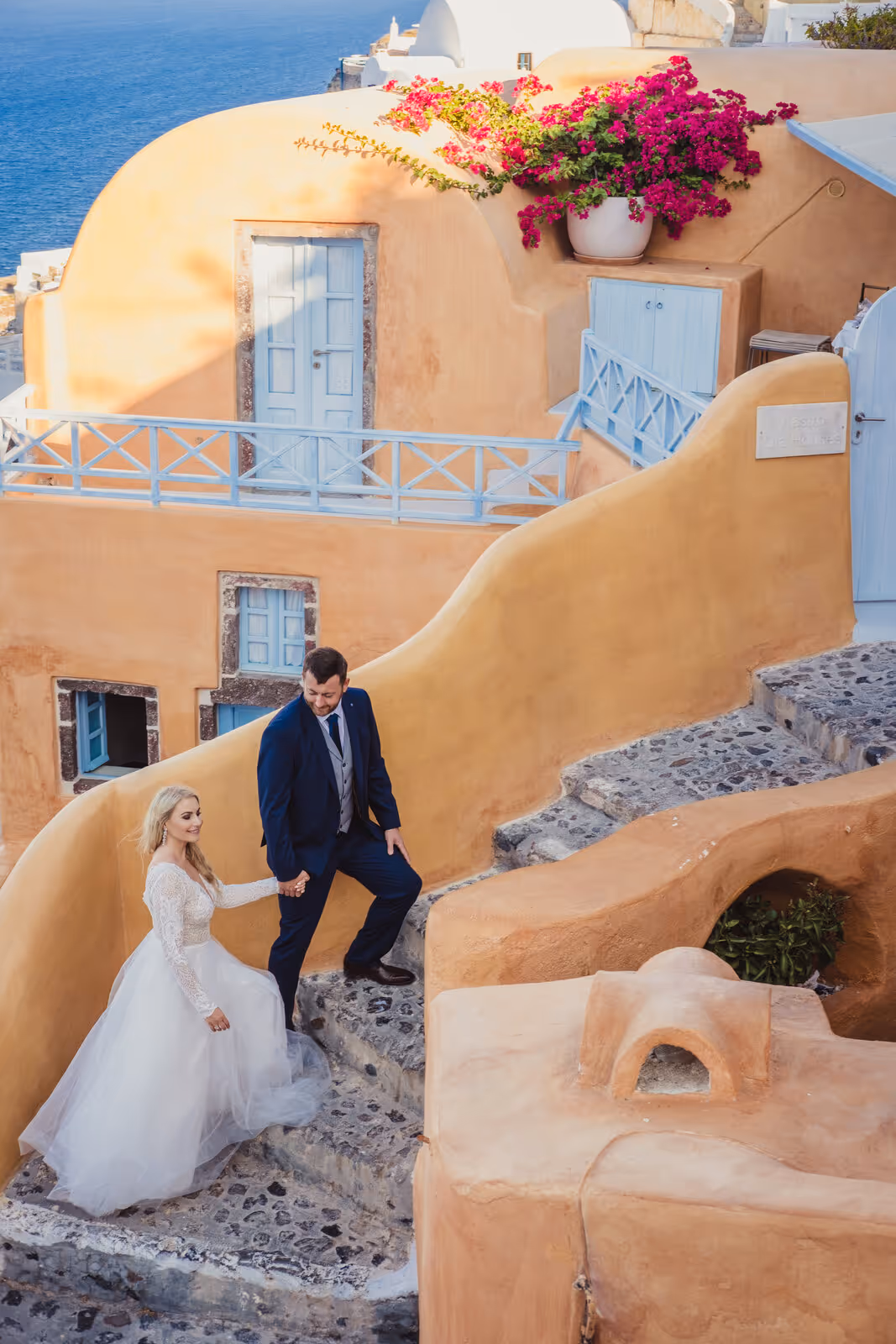 Ślub w Grecji - Santorini. Taras nr. 1. Zdjęcie nr. 90