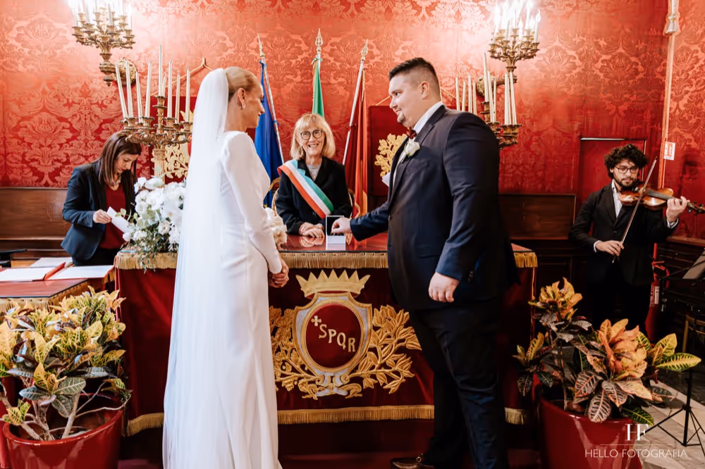 Rzym Czerwona sala na Kapitolu