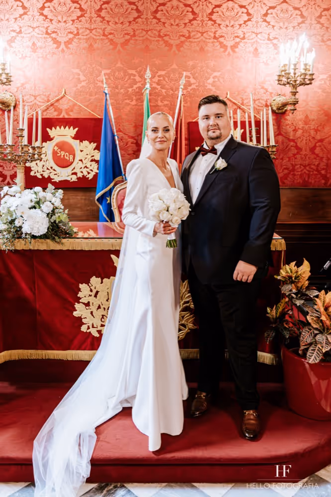 Rzym Czerwona sala na Kapitolu