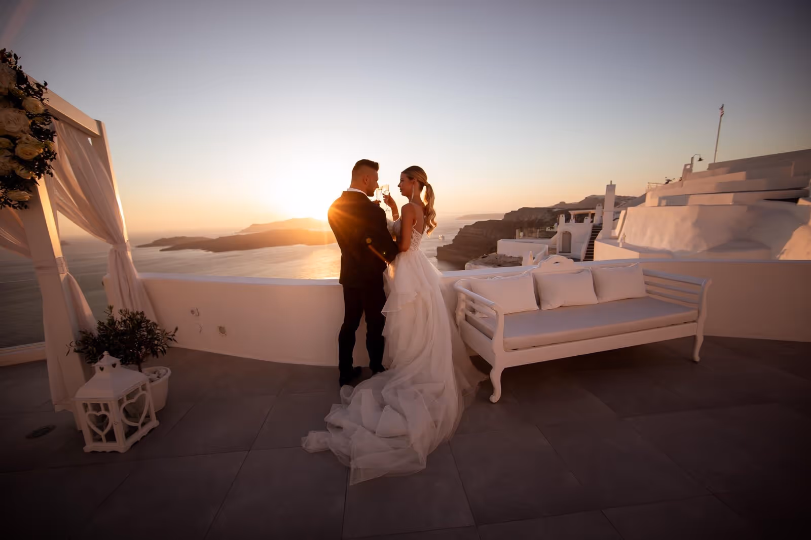 Ślub w Grecji - Santorini. Taras nr. 2. Zdjęcie nr. 12