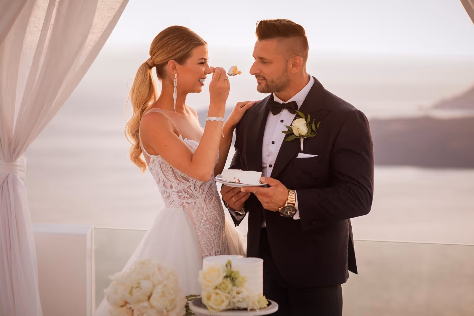 Ślub w Grecji - Santorini. Taras nr. 2. Zdjęcie nr. 17
