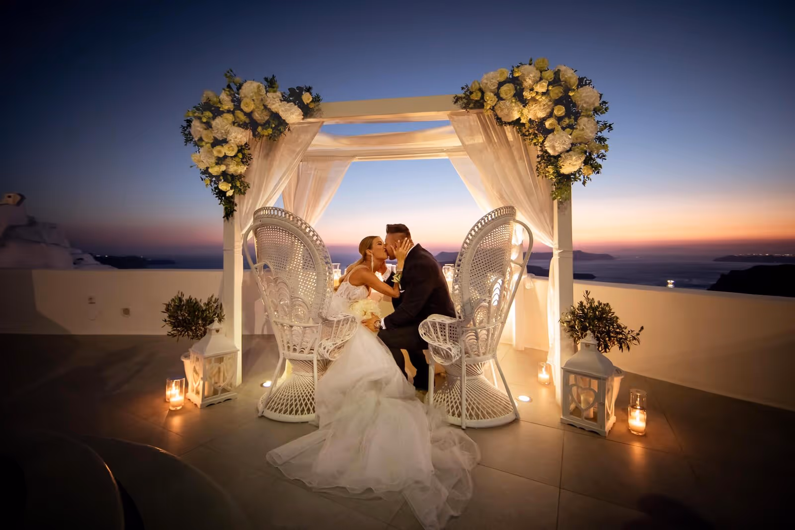Ślub w Grecji - Santorini. Taras nr. 2. Zdjęcie nr. 24